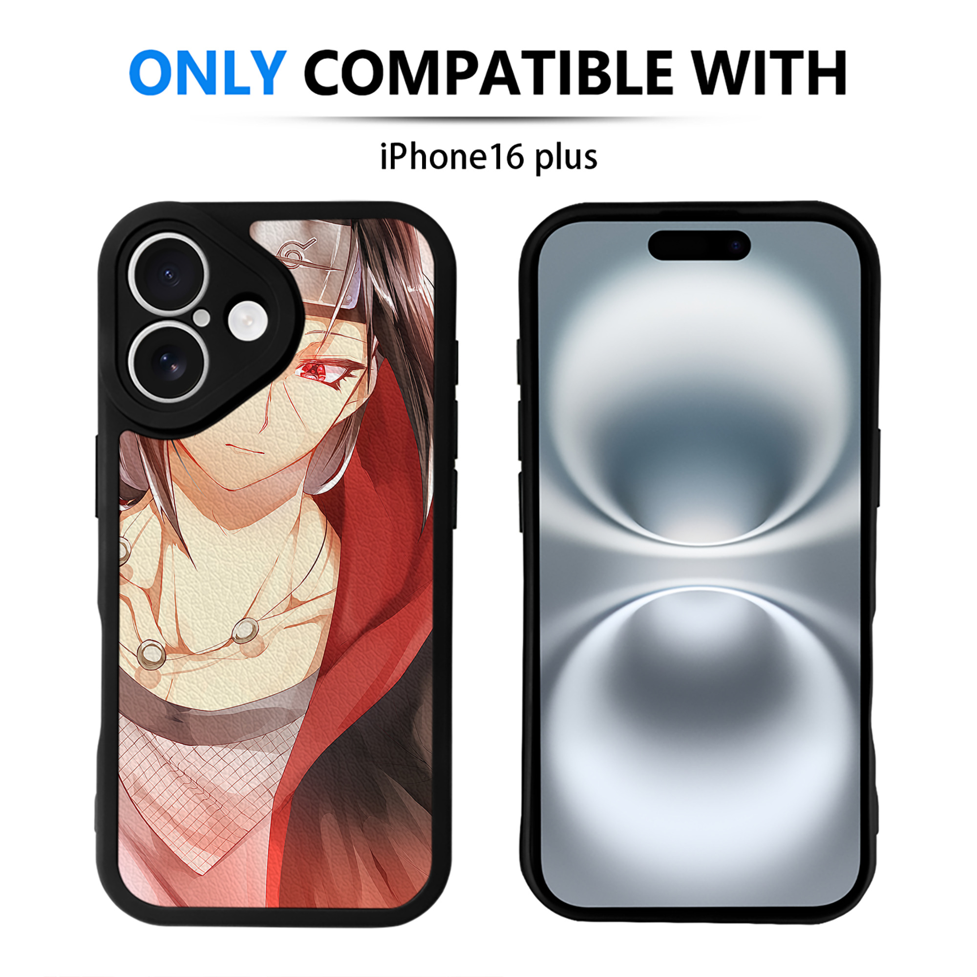 （画像用） NARUTO -ナルト- NARUTO -ナルト- 疾風伝 【iPhone 16シリーズ対応】シリコンスマホケース（レザー調） 材質：シリコン